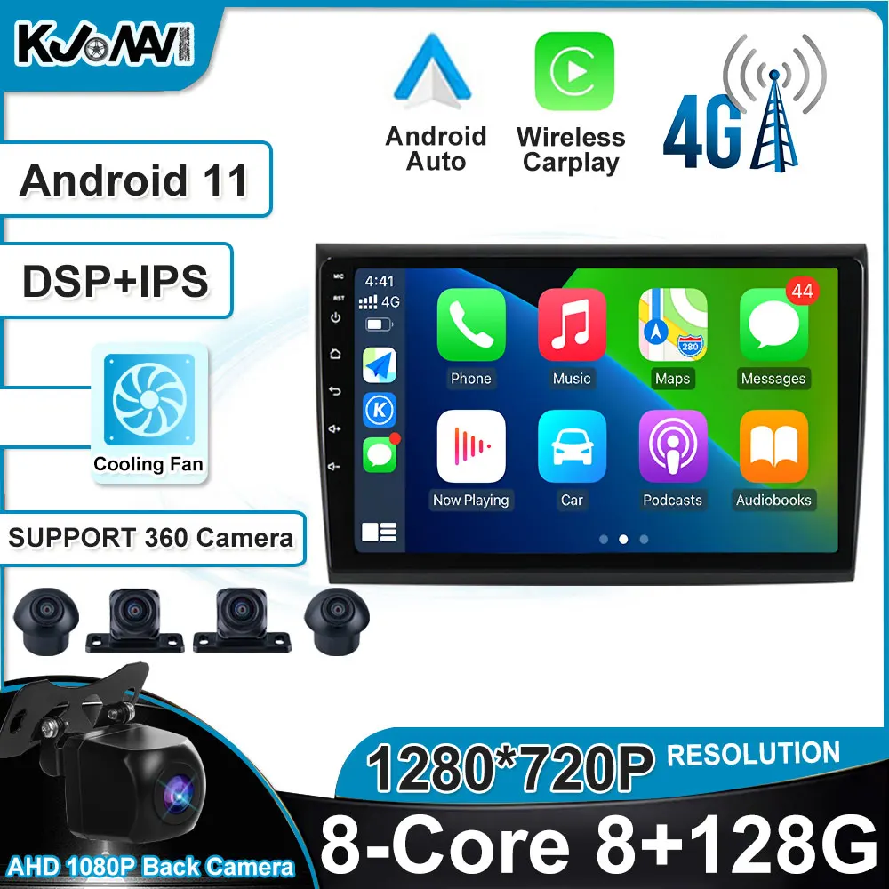 

Android 11 Car Radio GPS Multimedia Player Navigation Auto radio Audio Video Carplay 4G DSP For Fiat Bravo 2007-2012