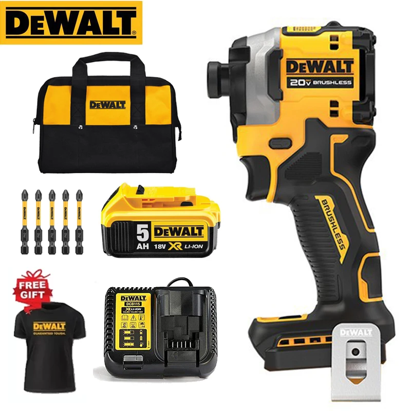 Набор ударных шуруповертов DEWALT DCF850, 20 в, литий-ионный, 18 в, 205 Ач