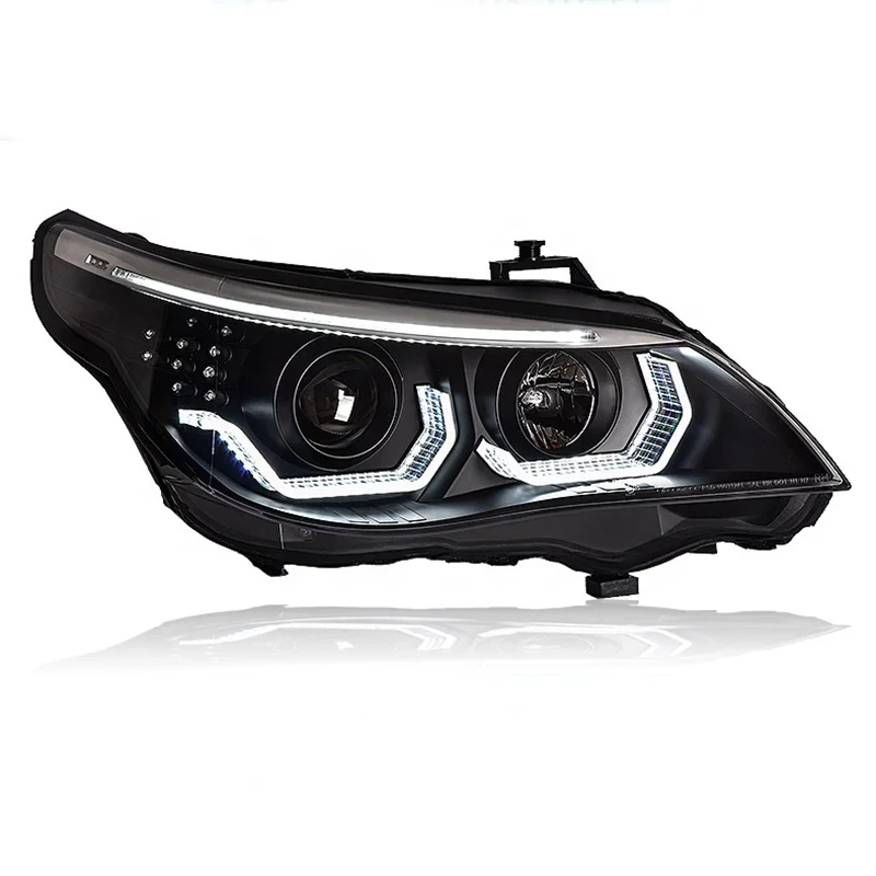 Подходит для BMW E60 2003 - 2007 2008 2010 Φ передняя фара дневные ходовые ранцы DRL рулевая 520i