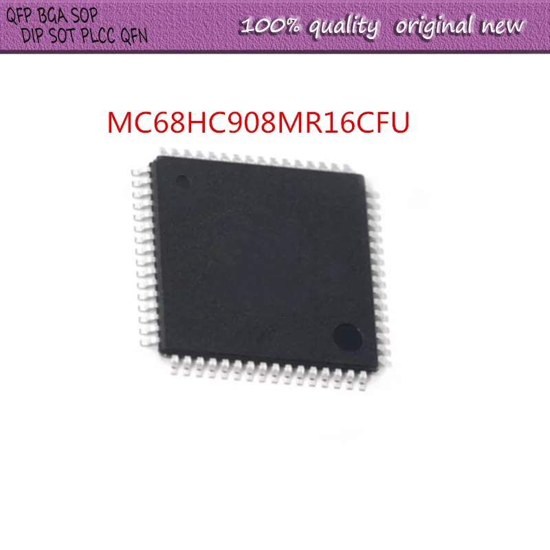

New MC68HC908MR16CFU MC68HC908 MC68HC908MR16 QFP-64