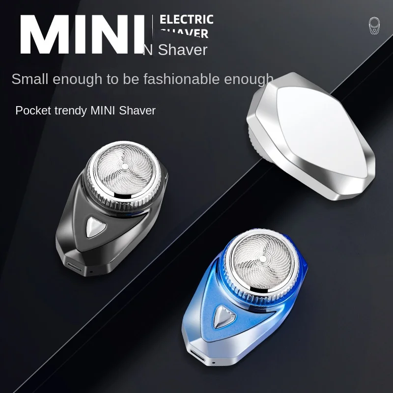 

Портативная перезаряжаемая мини-бритва Barlow, высокоскоростная прецизионная стальная лезвие, съемная моющаяся Бритва для бороды