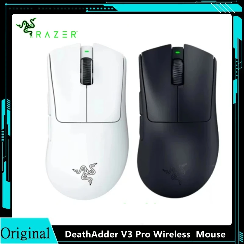 Эргономичная беспроводная игровая мышь Razer DeathAdder V3 Pro 63 г сверхлегкий оптический