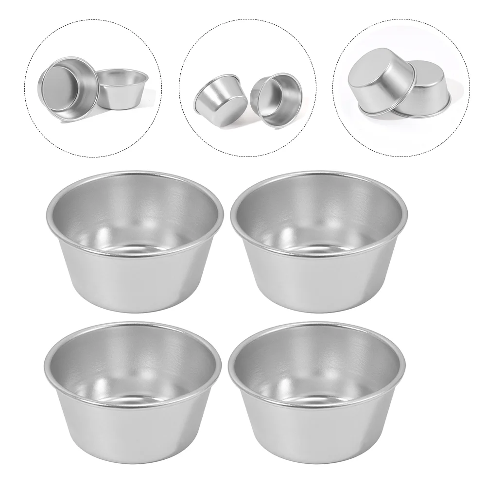

Cup Mini Cups Baking Cupcake Cake Muffin Tart Mold Pans Pudding Molds Egg Moulds Pan Tins Tin Aluminum Round Holder Mousse