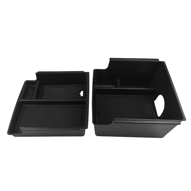 

Center Console Organizer For Ford Bronco 2021 2022 Accessories Secondary Storage Central Armrest Storage Tray Box 2PCS