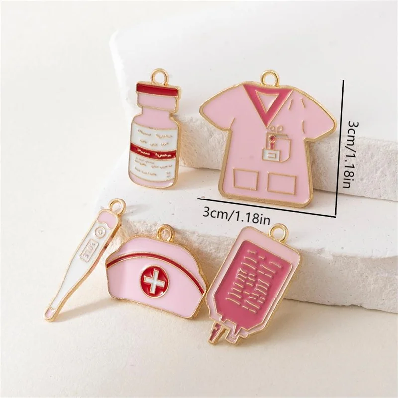 5 шт./партия эмалированные подвески для сумок