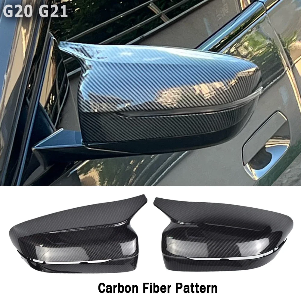 Накладка на зеркало заднего вида из углеродного волокна для BMW 3 серии G20 G21 G28 320d 330e