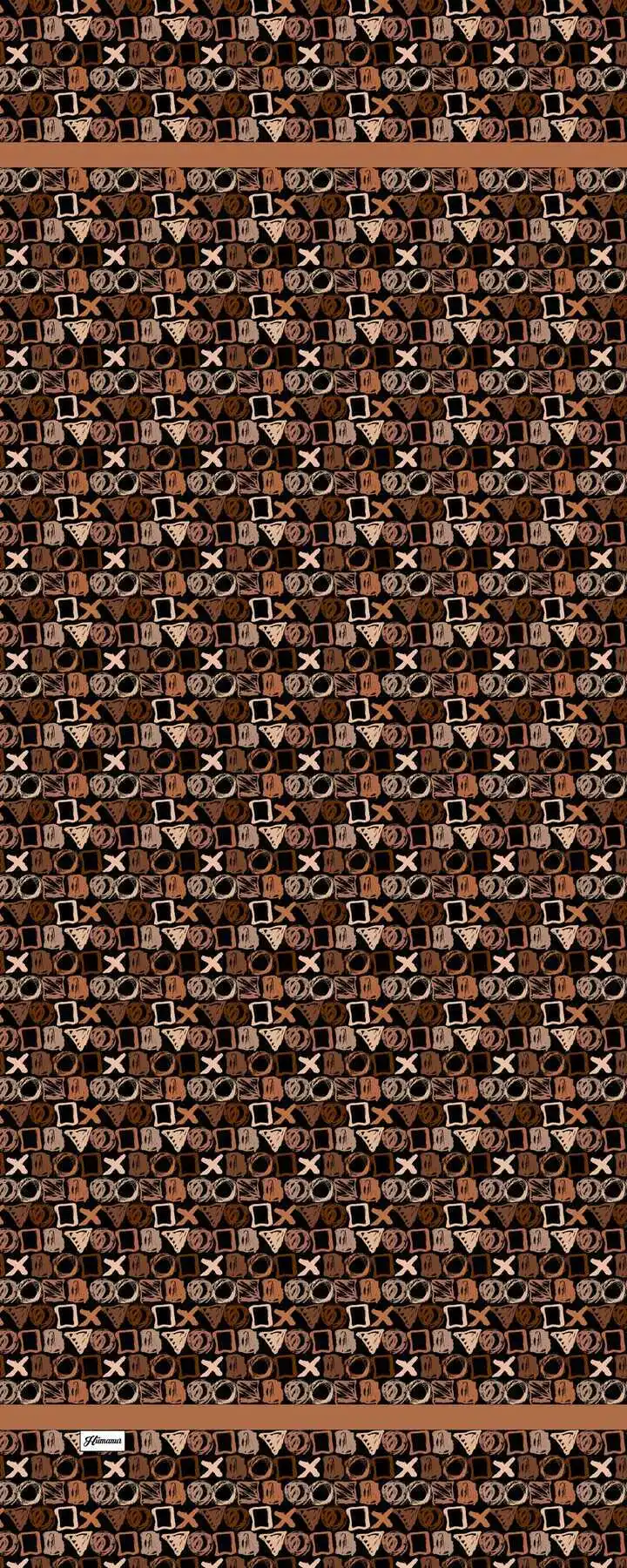 Женская шаль с Шоколадным Узором шарф Современный исламский мусульманский