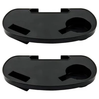2pcs oval zero gravity chair cup holderclip on chair table chair tray with cellphone slot and snack tray
