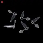 100 шт. прозрачная микропластиковая тестовая трубка, центрифуга, оснастка, крышка контейнера для лабораторного образца, школьные канцелярские принадлежности 0,5 мл