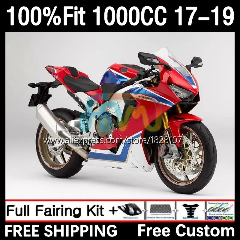 

OEM Body For HONDA CBR 1000RR 1000 CBR1000 RR CC 39No.14 CBR1000RR 17 18 19 1000CC blue red blk 2017 2018 2019 Injection Fairing