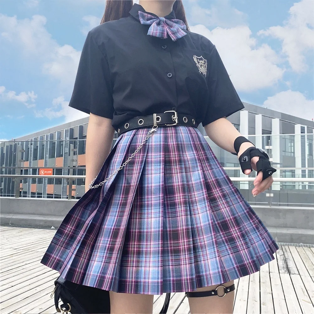 

Mini Skirts Womens 2022 Summer Autumn Winter Pleated Skirt Plaid Skirt Tennis Skirt Sexy White Black Skirt Y2k Goth School Jupe