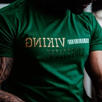 new men gym fitness bodybuilding cotton t shirt 2022 short sleeve printed cotton t shirt male casual training tee top clothing