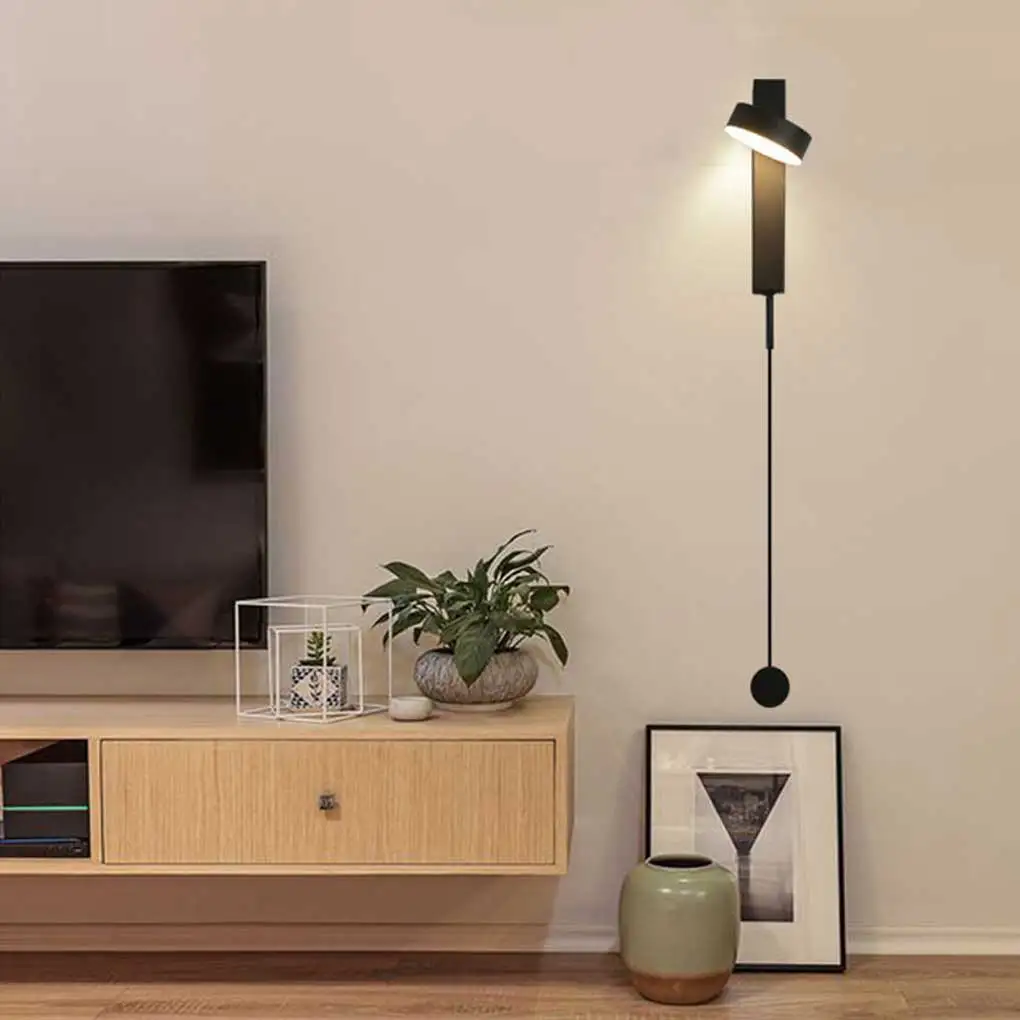 

Modern Wall Light Living Room Bedroom Rotatable Dimmable Lamp Decoration