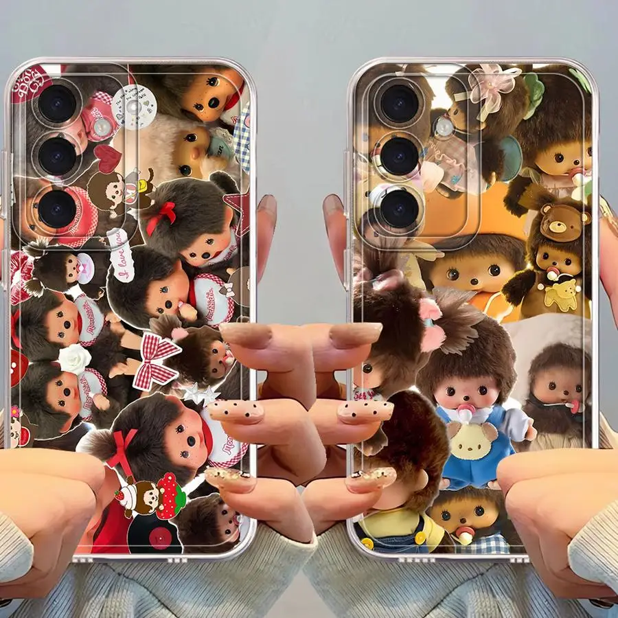 Фото Милый чехол для телефона M-Monchhichis для Samsung Galaxy A34 A35 A54 A15 A55 A23 A36 A13 A26 A24 A56 A50 A52 A31 A33 A52 A25 A51 №2