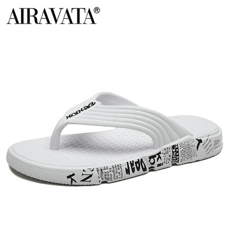 Men Beach Outdoor Casual Flip Flops Summer Home Non-slip Comfort Slippers