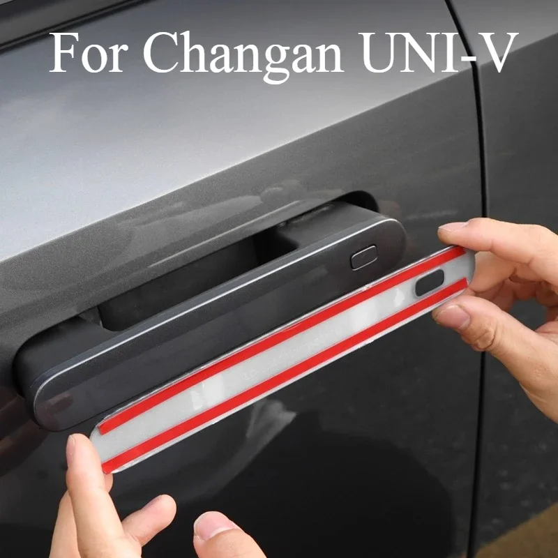 Фото Для Changan UNI-V внешняя ручка декоративная нашивка внешнее украшение обновление декоративная наклейка на корпус ручка наклейка аксессуары №1