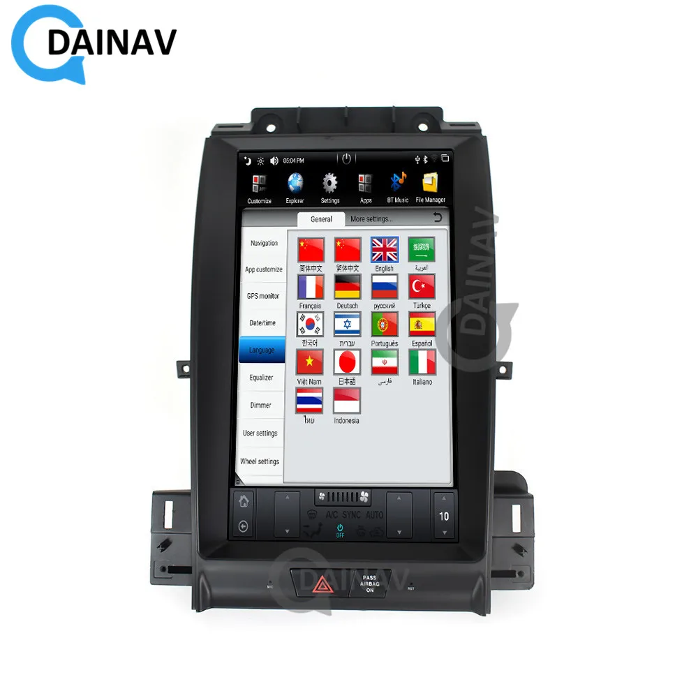 

high level 13.3 inch car GPS navigation DVD player FOR-Ford Taurus 2012-2016 android car radio multimedia player