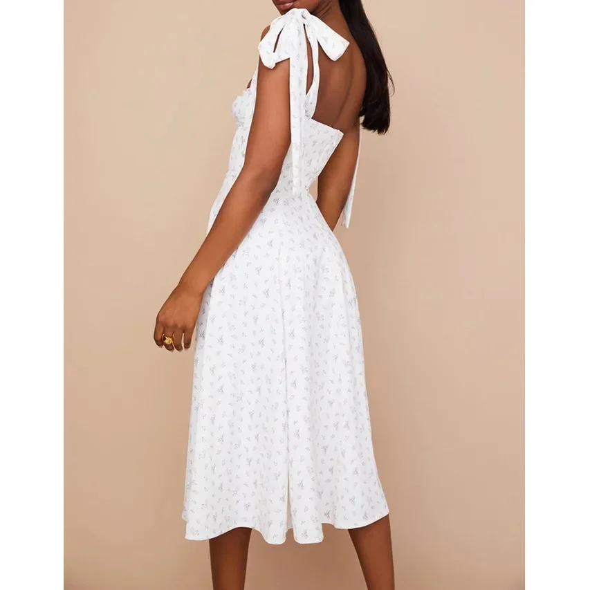 Лето 2022 модное платье с фрагментарным цветком оптовая продажа женская одежда