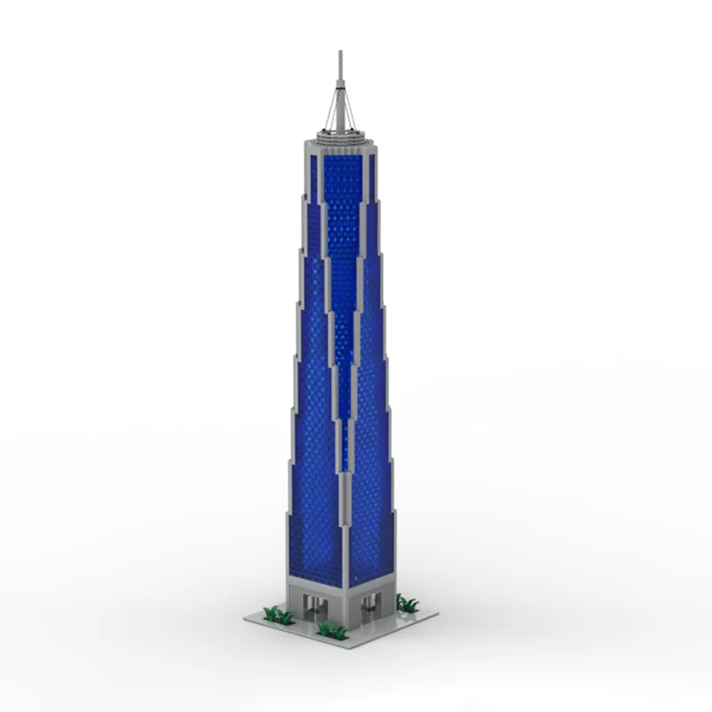 Конструктор Street View: Модель Торгового центра One World Trade Center, технологичные кирпичики, набор для самостоятельной сборки, праздничный подарочный набор игрушек (art.: 3920d8973aa7e) - 3920d8973aa7e