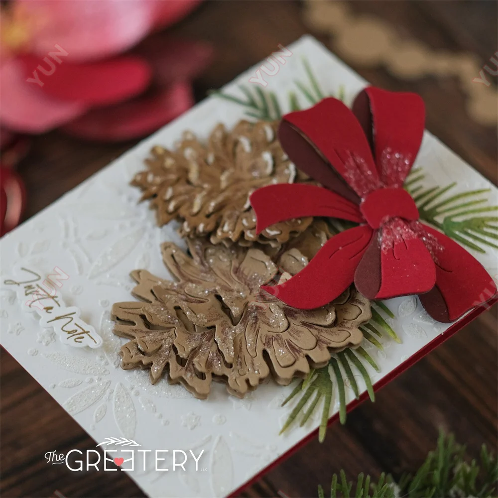 Растительные пинетки высекальные металлические штампы альбом для скрапбукинга