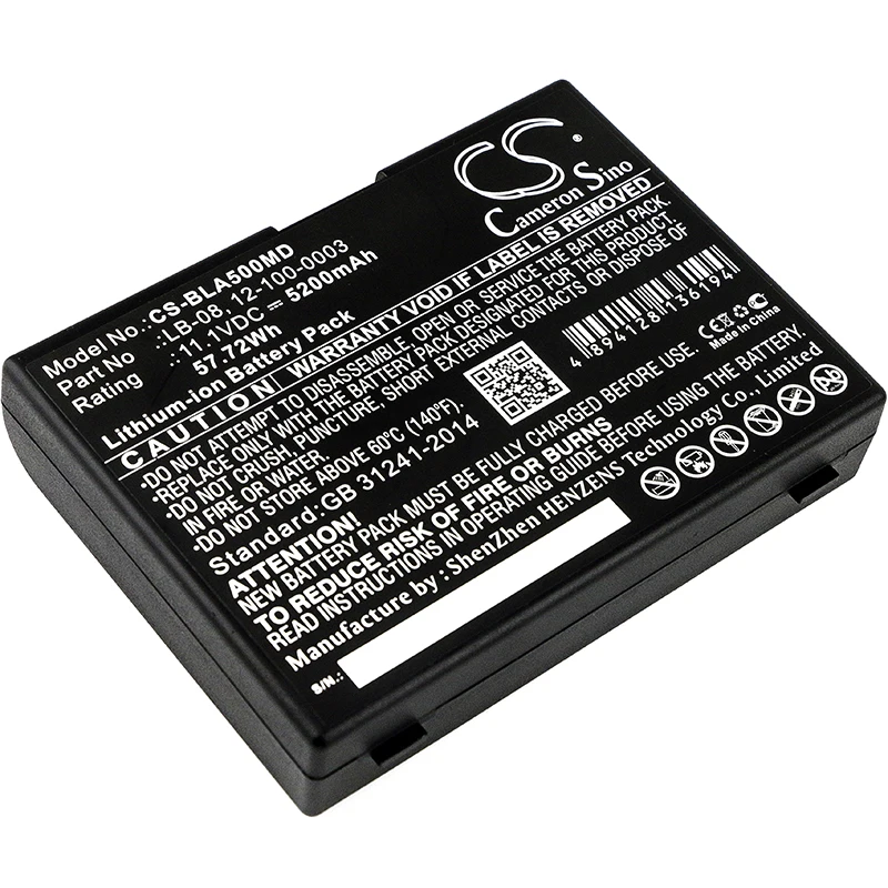 

CS 5200mAh / 57.72Wh battery for Bolate A5, A6, A8, Q3, V6 12-100-0003, LB-08
