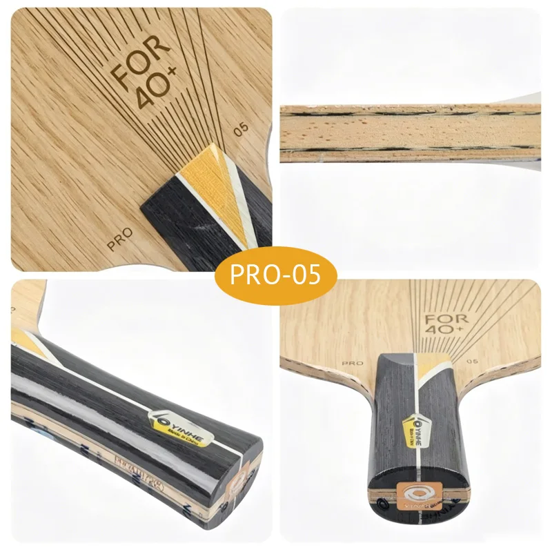 Фото Основание для настольного тенниса YINHE PRO Series Pro 01/01G/03/05, 5+2 слоя ALC-волокна, оригинальная упаковка №4