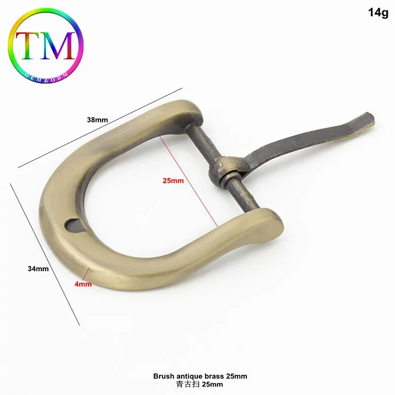 10-50Pcs Metal D Ring Pin Buckle Bags Strap Adjustment Hook Clasps Diy Bag Leather Strap Betlt Hardware Accessories