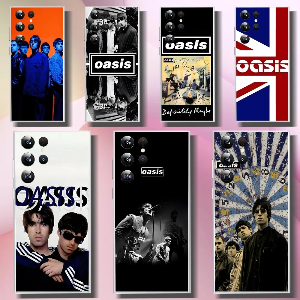 Чехол для телефона Band The R-Rain CoolO-Oasis Samsung Galaxy A52 A12 A51 S21 Edge S22 ULTRA S23 S20LITE Plus Ultra Transparent Cover