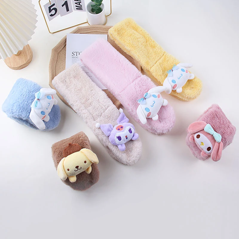 Милый мультяшный Санрио осенне-зимний теплый ветрозащитный детский шарф