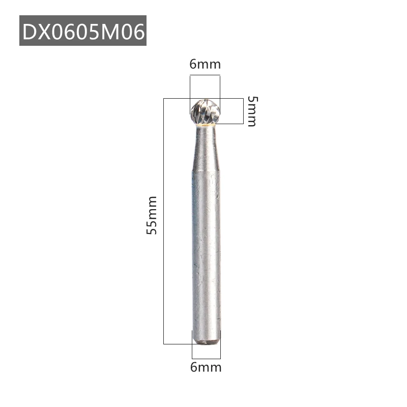 Ротационный напильник, головка типа DX, вольфрамовая сталь