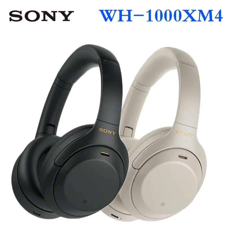 Original Sony WH-1000XM4 Headset Active Noise Cancelling Wireless Bluetooth Subwoofer for Android Huawei Apple 1000XM3 Upgrade
