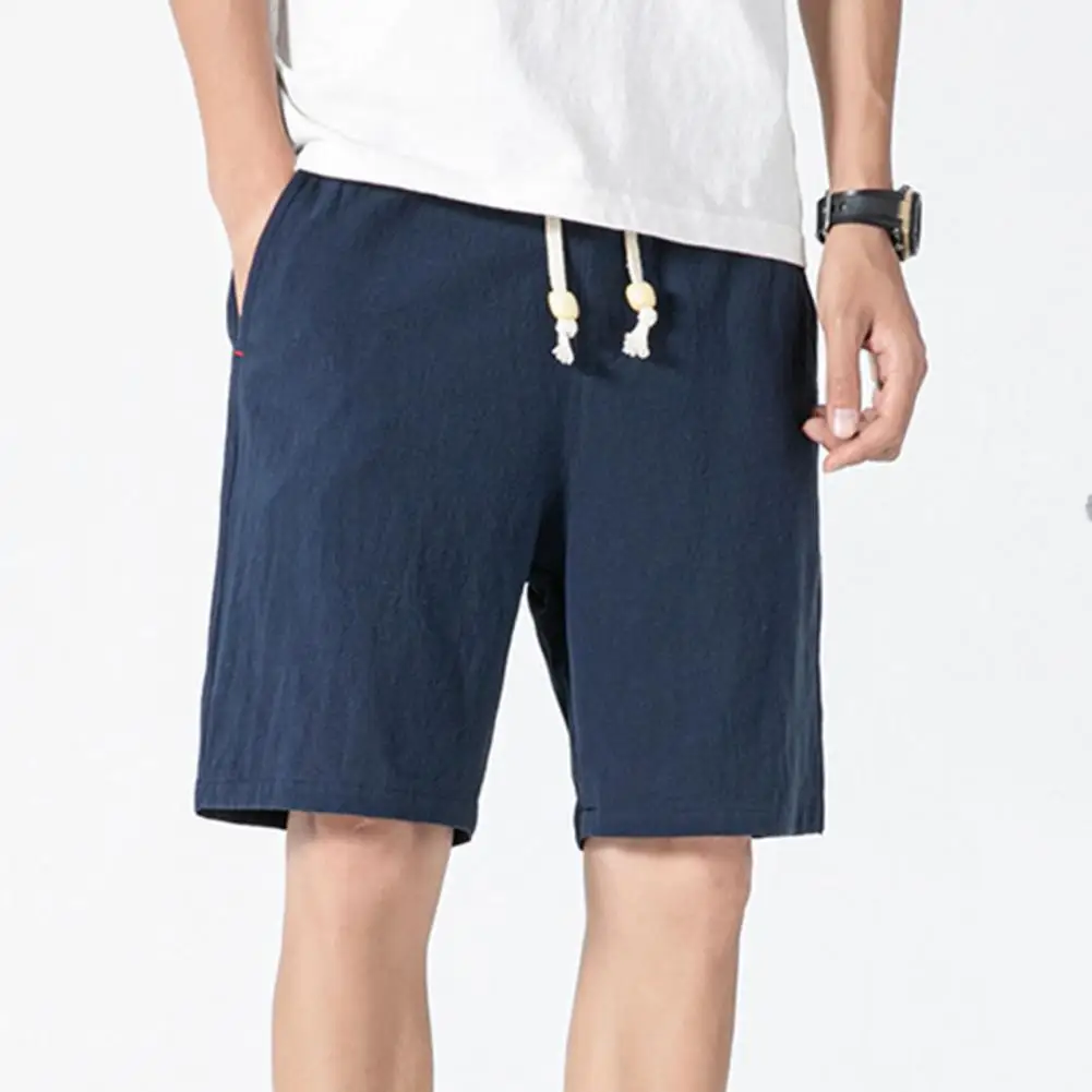 

All Match Great Casual Summer Trousers Pockets Summer Trousers Knee Length for Daily Wear