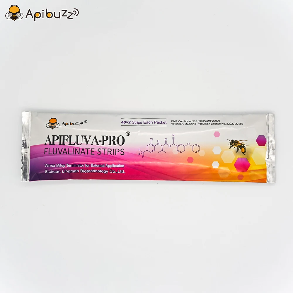 Apibuzz Apifluva Pro Fluvalinate 80 небольших полосок мощный инструмент для лечения пчелиных Varroa