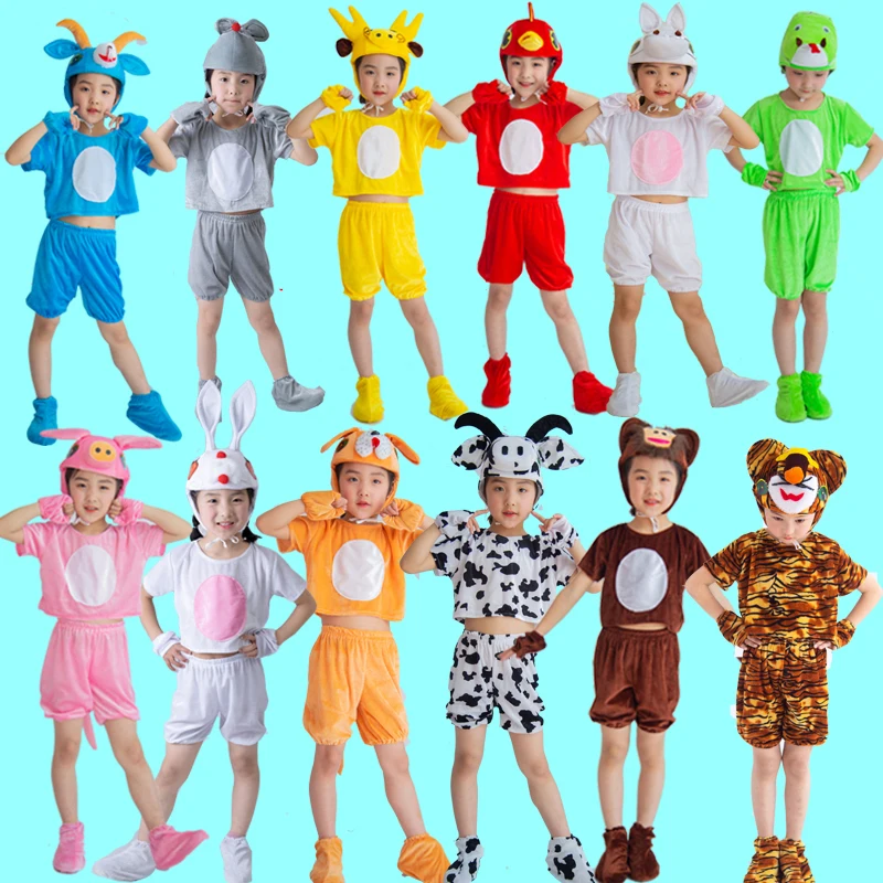 

Детский костюм для косплея с животными для мальчиков и девочек, одежда для косплея на Хэллоуин, день рождения, одежда для карнавала, вечеринки, платья для выступлений на сцене