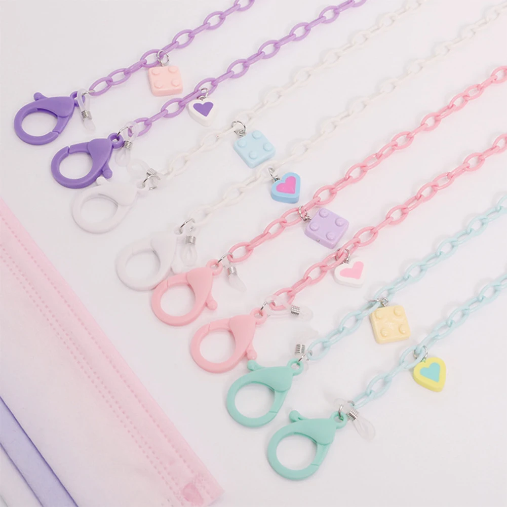 

Glasses Chain Sunglasses Spectacles Eyewear Eyeglasses Chains Glasses Rope Heart Mask Chain Glasses Lanyard