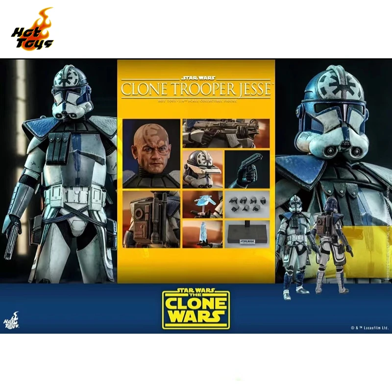 

Оригинальные игрушки Hottoys Звездные войны Клон солдат Джесси TMS064 1:6 аниме экшн-фигурка игрушка подарок Коллекционная модель хобби