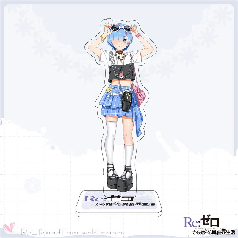 Hot Anime Animation Derivatives Acrylic Standing Plate Rem Ram Exquisite High Aesthetic Desktop Ornaments Beautiful Present