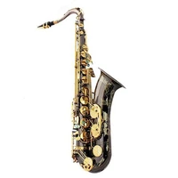 alto saxophone professional performance of black nickel gold key of b flat alto saxophone wind instrument
