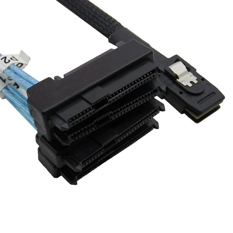 НОВЫЙ мини-SAS 36-контактный SFF-8087 к SFF-8482 SAS 29 + 15-контактный кабель передачи SATA 12 ГБПА