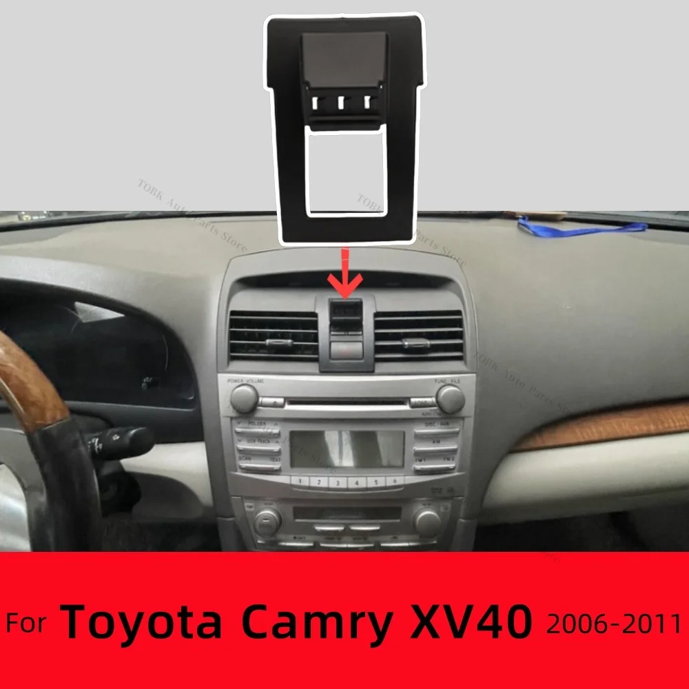 Фото Автомобильный держатель для телефона для Toyota Camry XV40 2006-2011 2008 2009 2010, специальный фиксированный кронштейн, беспроводная зарядка, автомобильные аксессуары №1