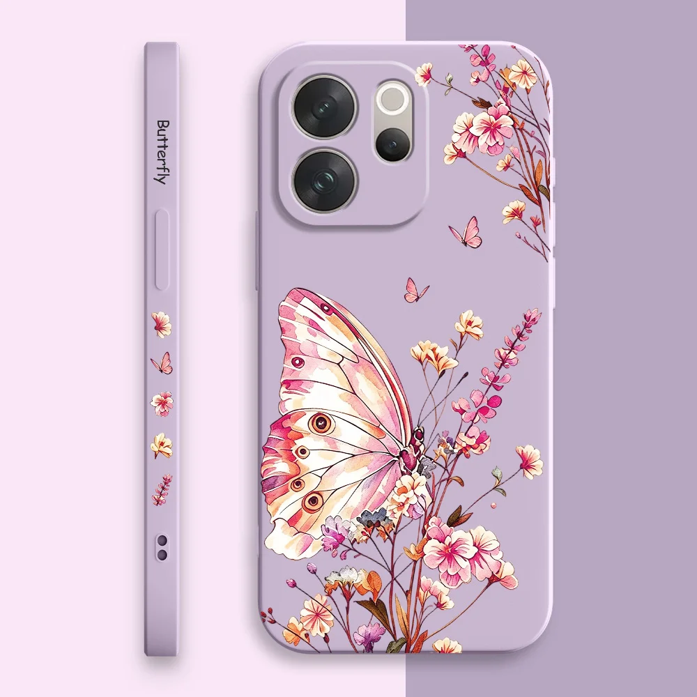 Фото Чехол для телефона Butterfly Sprig для Vivo V70 V70E V60 V60E V50 V50E V40 V40E V30 V30E V29 Lite V29E V27 V27E V25 V25E Pro №2