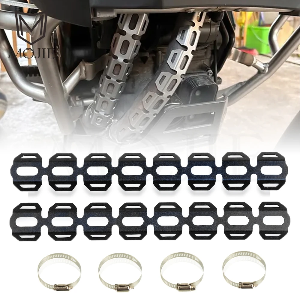 Фото Для APRILIA RS125 RS250 RS50 RSV MILLE RSVR RSV4 RSV4R RSV4RR FACTORY RS 125 250 50 Защитная крышка глушителя выхлопной системы мотоцикла №1