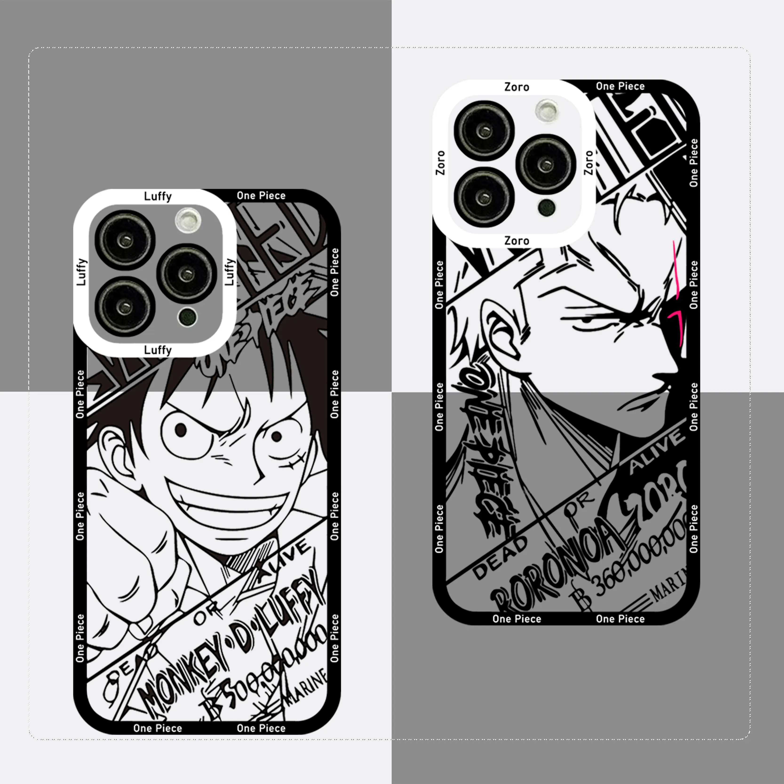 

Anime One Pieces Luffies Zoros Sanjies Phone Case For Xiaomi Redmi Note 12C 11 10 Pro Plus 10C 9A 9C 9T 4G 5G Transparent Capa