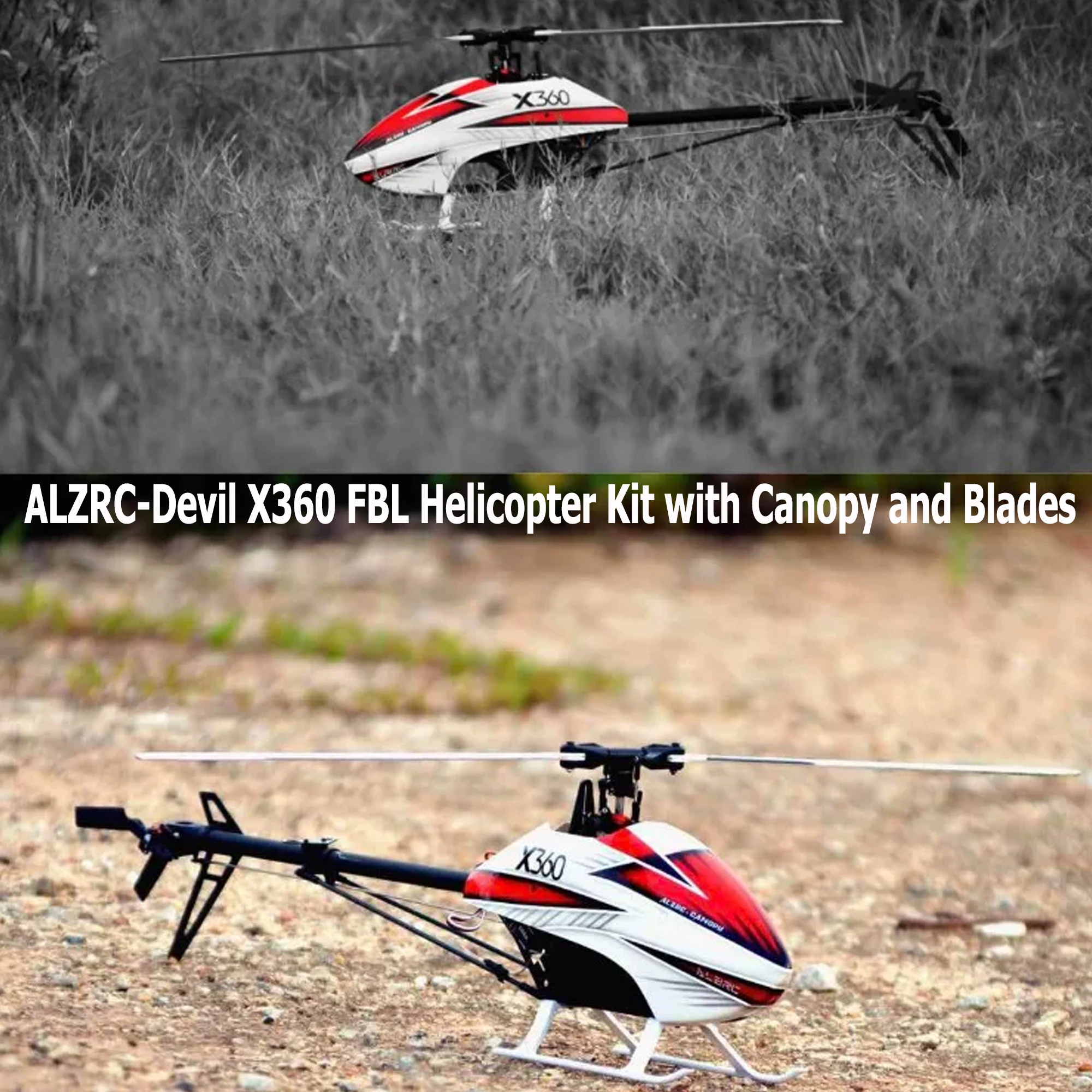 Фото Комплект вертолета ALZRC-Devil X360 FBL №1