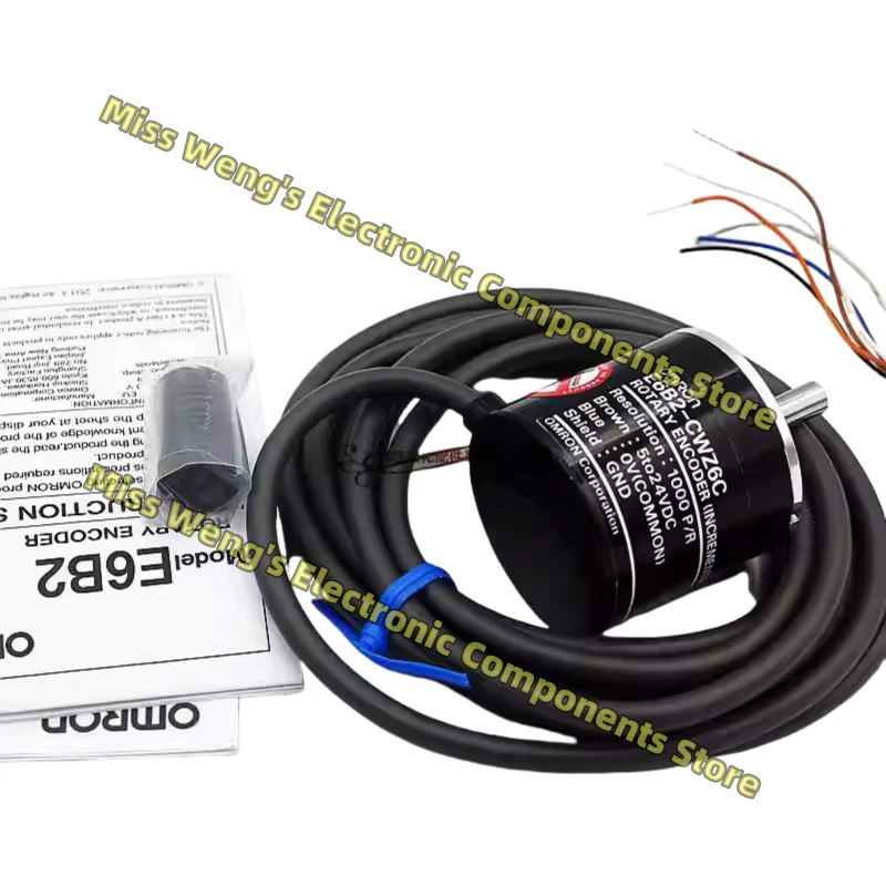 E6B2-CWZ6C Поворотный энкодер E6B2-CWZ5B E6B2-CWZ3E E6B2-CWZ1X E6B2-CWZ5G Импульсный 600P/R 1000P/R 1024P/R 1200P/R