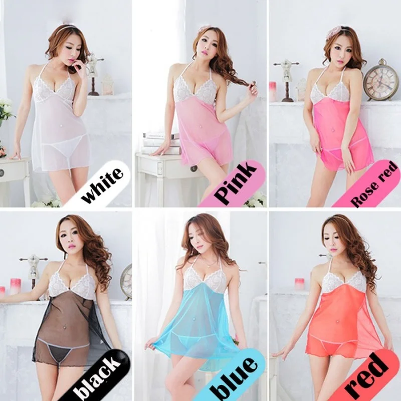 

Новое Женское нижнее белье, кружевная Пижама с эластичным поясом, кружевная Пижама без талии, пижама с высоким и низким вырезом, забавная Пижама, Эротическое нижнее белье