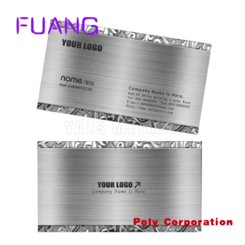 

Wholesale custom metal business card name ID VIP cards