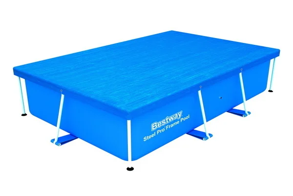 

58105 Bestway 264x174cm Pool Cover with Binding Ropes for 259x170cm Swimming Pool Dust-proof Lid for Rectangular Frame Pool