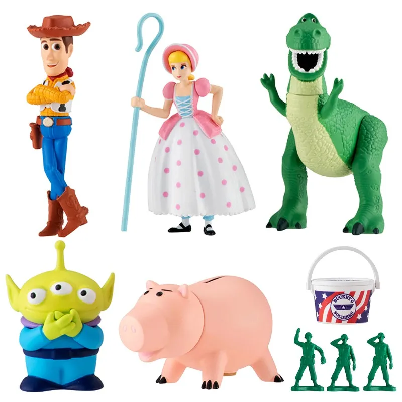

Bandai genuine gashapon Toy Story Sheriff Woody Pride Partysaurus Rex action figure model children's gift gashapon
