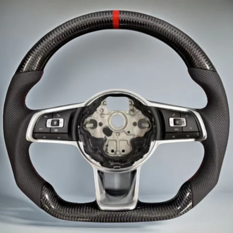 Руль из углеродного волокна для Volkswagen VW Golf MK7 7.5 GTI GTD GTE R 2013-2020 Polo GTI Tiguan Passat DSG Рулевое колесо